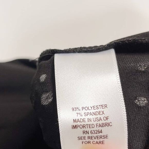 Dressbarn Medium Black Sequin Rhinestone Cold Shoulder Sheath Dress Short Sleeve - Picture 10 of 10